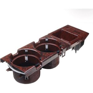 Zwart Front Car Center Console Cup Box Dual Drankjes Bekerhouder Voor Bmw 3 Serie E46 318i 320i 325xi 1998-2006 #51168217953