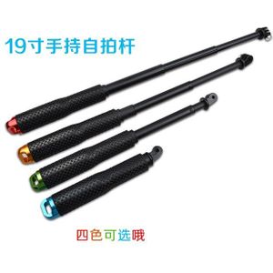 Gopro Camera Intrekbare 19-49 cm Selfie Handheld Monopod POV Pole Voor GoPro Hero4/3 +/3/SJ 4000/SJ 5000