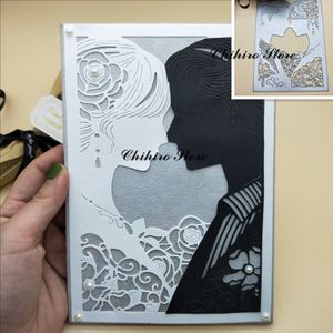 Bruiloft Card Cover Stansmessen Stempels En Matrijzen Voor Card Making Stencils Voor Diy Plakboek Album Embossing Die Cuts