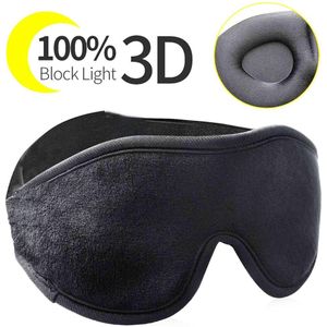3D Ademend Eye Volledige Cover Slapen Eye Mask Blindfold Bandage Gezondheidszorg Night Reizen Eyeshade Voor Beter Adem Slaap