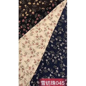 150 Cm Breedte Chiffon Kraal Stof Bloemen Patroon Kan Zien Door Voor Rok Pak-Jurk Hoofdband CH-0073