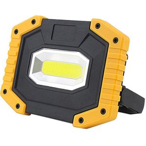 20W Waterdichte LED Draagbare Spotlight Lantaarn Emergency Spotlight COB Werklamp Oplaadbare AA Batterij Schijnwerper Camping Licht