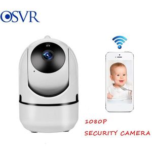 Mini Babyfoon Ip Camera Auto Tracking Hd 1080P Indoor Home Draadloze Wifi Camera Beveiliging Surveillance Cctv Baby Camera