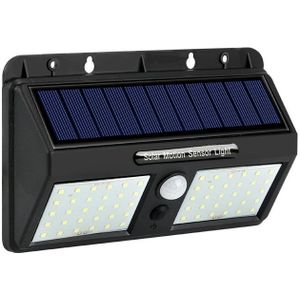 Oplaadbare Solar Light 20 30 48 60 96 Led Waterdichte Pir Motion Sensor Beveiliging Solar Lamp Outdoor Nood Wandlamp