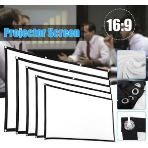 Projector Scherm, 16:9 Hd, Projector Eenvoudige Gordijn Thuis Outdoor Ktv Kantoor Draagbare 3d Hd Projector Scherm