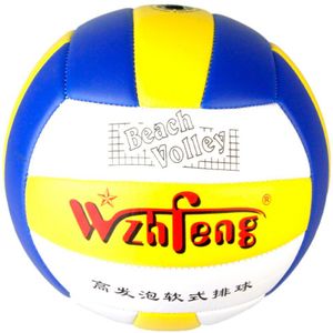 Pu Bal Volleybal Spel Bal Outdoor Zand Strand Zachte Training Verdikte Volleybal Match Lederen Training Beachvolleybal 1Pcs