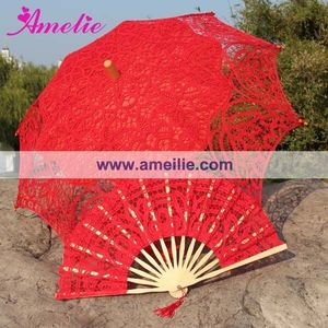 Lace Fan En Wedding Paraplu Kantparasol