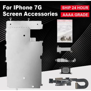 Oem Volledige Set Van Lcd-scherm Onderdelen Voor Iphone 7 Front Camera Home Button Key Flexibele Kabel Volledige schroeven