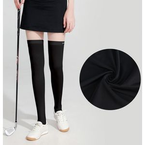 Sport Elastische Legging Kous Zonnebrandcrème Panty Golf Ijs Zijde Broek Uv-Proof Lange Been Sport Sokken