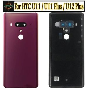 Voor Htc U12 Plus Terug Glas Met Camera Lens Deur Terug Behuizing Achter Voor Htc U11 Plus Batterij Cover u11 Behuizing Deur Vervangen