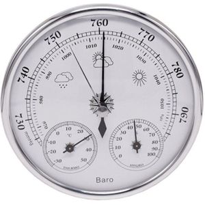 Muur Gemonteerde Multifunctionele Thermometer Hygrometer Hoge Nauwkeurigheid Manometer Air Weer Instrument Barometer