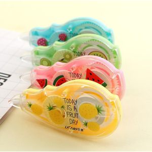 3Pcs Kawaii Fruit Correctie Tape Student Briefpapier Corrector Gum Voor Meisjes