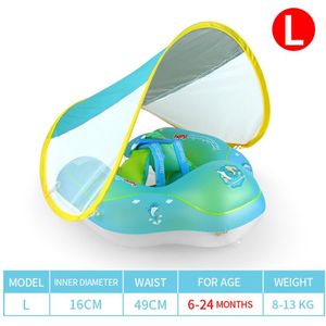 Baby Zwemmen Ring Opblaasbare Baby Drijvende Kinderen Zwemmen Zwembad Accessoires Cirkel Bad Opblaasbare Ring Speelgoed Swim Trainer Zonnescherm