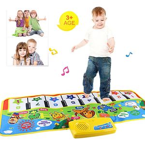 Grote Baby Musical Tapijt Keyboard Speelmat Muziek Speelkleed Piano Vroeg Leren Educatief Speelgoed Voor Kinderen Kids Puzzel