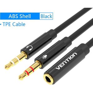 POSUGEAR Hoofdtelefoon-adaptersplitter, 3,5 mm stekker op dubbele 3,5