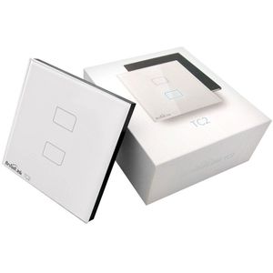 Broadlink TC2 1/2/3 Gang Eu Standaard Lichtschakelaar Modern Wit Touch Panel Wifi Slimme Controle Via rm Pro RM4 Pro