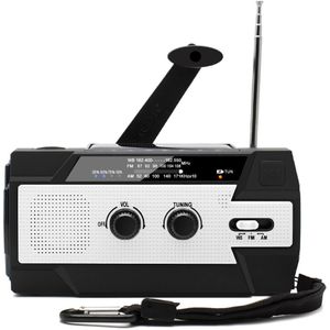 4000Mah Solar Radio Outdoor Emergency Radio Heldere Camping Licht Mobiele Telefoon Opladen Batterij Solar Powerbnak Draagbare Radio