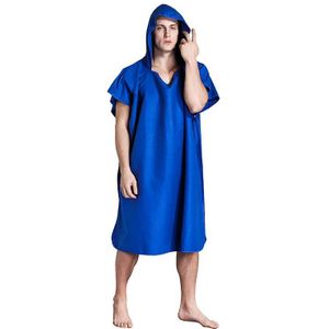 Zipsoft Badjas Handdoek Snel Droog Microfiber Zwemmen Strand Zwembad Poncho Vrouwen Mannen Hooded Handdoeken Wijzigen Doek Onbeach
