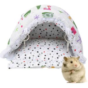 Katoen Kerst Huisdier Hamster Warm Hangmat Opknoping Slapen Tent Au