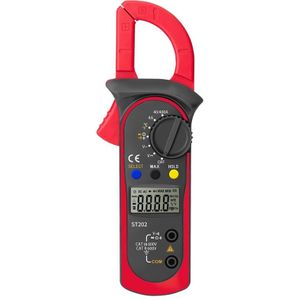 ST202 Digitale Multimeter Weerstand Ohm Transistor Testers Ac/Dc Stroom Voltmeter Lcr Klem Meter Met Temperatuur