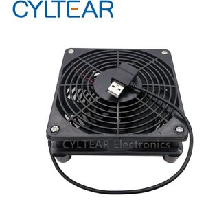 Usb Router Koelventilator Diy Pc Cooler Tv Box Draadloze Stille Dc 5V Usb Power 120Mm Fan 120X25Mm 12Cm W/Schroeven Beschermende Netto