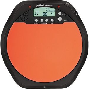 Meideal Draagbare DS100 Drums Elektronische Drum Training Pad Drum Tutor-Zwart + Oranje