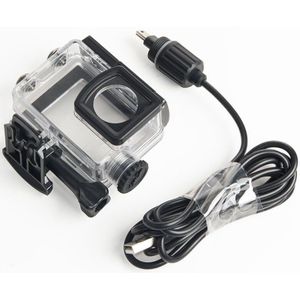 Motorfiets Waterdichte Case Voor Sjcam SJ6 Opladen Behuizing Actie Camera Accessoires SJ6 Legend 1.5M Kabel/Lader Case/beschermen