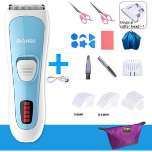Waterdichte Digitale Display Baby Tondeuse Ultrastille Oplaadbare Trimmer Machine Voor Haar Knippen Tondeuse Voor Kinderen