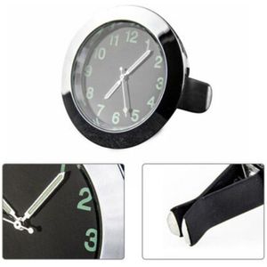 Uitlaat Auto Klok Clip Mini Quartz Horloge Interieur Met Dubbelzijdige Tape