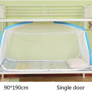 Student Klamboe Eenpersoonsbed Stapelbed Tent Universiteit Slaapzaal Anti-Mug Yurt Klamboe 3 Deur Polyester Mosquito bed
