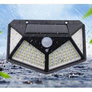 Led Solar Light Outdoor Solar Wandlamp 100LED Lamp 20W IP65 Pir Motion Sensor Lampara Solar Verlichting Tuin Decoratie lichten