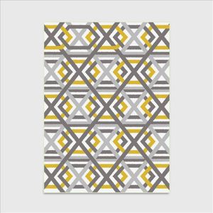 Scandinavische Stijl Geometrische Geel Kruis Lijn Patroon Tapijt Tapijten Voor Woonkamer Sofa Tafel Decoratieve Tapijt Antislip Vloer matten