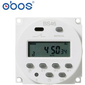 Timer 220V 110V 24V 12V CN101A Digitale Lcd Timer Programmeerbare Relais Tijd Schakelaar 16A CN101