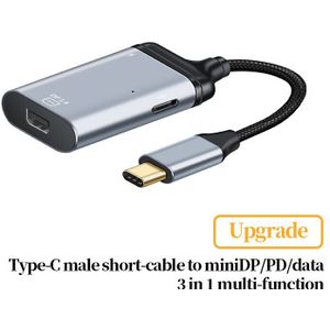 Ihuigol Type-C Usb Ethernet Adapter Hdmi-Compatibel/Vga/Dp/RJ45/Mini dp Hd Video Converter Voor Macbook Pro Samsung S20 10
