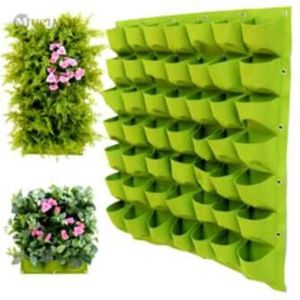 GS-5 kleuren fang kleuren Zwart Verdikking Stof Pot Plant Pouch Wortel Container Grow Bag Gereedschap Tuin Potten Plantenbakken Levert