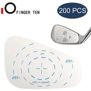 Golf Club Impact Doel Label Tape Sticker Praktijk Voor Ijzer Woods Wedge Club Test Papier Training Aid Accessoires