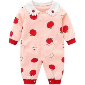 Lente Baby Romper Meisje Romper Baby Fruit Leuke Baby Meisje Romper 100Cm Rompertjes Klimmen Kleding