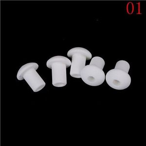5Pcs Katoenen Lont Met Keramische Houders Olie Lamp Kerosine Brander Kachel Voor Wijn Fles Alcohol Katoenen Lont