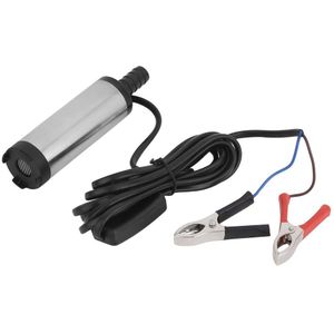 Diameter 38Mm Elektrische Dompelpomp 12V Mini Olie Waterpomp Overdracht Auto Voertuig 12L/Min Aluminium riem Filter Netto