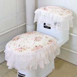 Kant Wc Set Drie Stuk-Wc Stofkap Verdikking Toiletbril