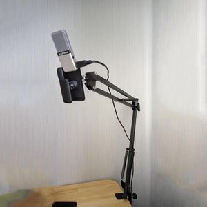 Pro Desktop Microfoon Houder Suspension Scissor Arm Microfoon Stand Tafel Montage Klem Voor Samson Blauw Yeti Snowball