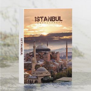 30 vellen/LOT Nemen een reis naar Istanbul Landschap Postkaart/Wenskaart/Wens Kaart/Kerst en Jaar