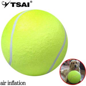 TSAI 24cm Tennisbal Giant Air Inflatie Tennisbal Outdoor Sport Indoor Speelgoed Handtekening Mega Jumbo Kinderen Speelgoed Bal
