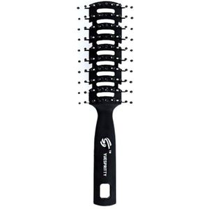 Barbershop Professionele Men&#39;s Vintage Olie Hoofd Zwarte Kappers Grove Vork Kam Terug Haar Kam Set