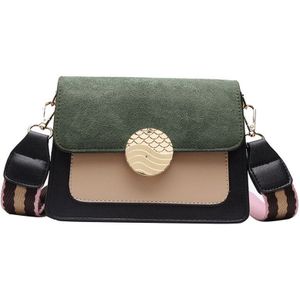 Casual Nubuck Lederen Crossbody Tas Voor Vrouwen Met Brede Riem Kleine Messenger Schoudertassen Vrouwelijke Dagelijkse Reizen Telefoon Tas Portemonnees