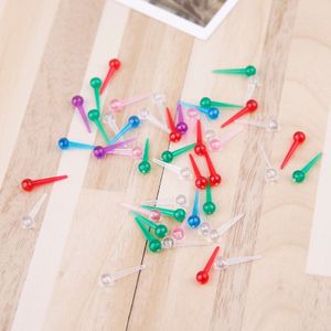 200 Stuks Plastic Veiligheid Push Pins Punaises Voor Kleermakerij Sjaal Tailor Kantoren Scholen Levert 1XCE
