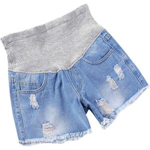 Zomer Mode Moederschap Shorts Elastische Taille Buik Denim Shorts Kleding Shorts Voor Zwangere Vrouwen Moederschap Korte Broek Jeans