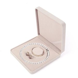Sieraden Set Box Reizen Parel Ketting Display Lade Dozen Wedding Earring Ring Verpakking Sieraden Organizer Case