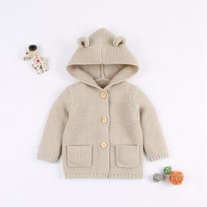 Party Jaar Baby Kleding Gebreide Trui Winter Baby Boy Girl Hooded Warme Herfst Winter Trui Kleding 0-24M