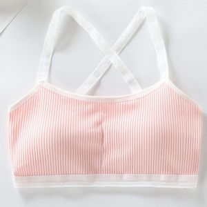 5Pcs Meisjes Studenten Dunne Training Bras Jong Meisje Draad Gratis Aanpassing Beha Kids Intimates Kinderen Ondergoed